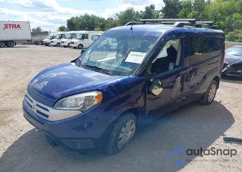 2016 Ram Promaster City Tradesman Slt из США, поврежденный, VIN ZFBERFBT4G6B09337